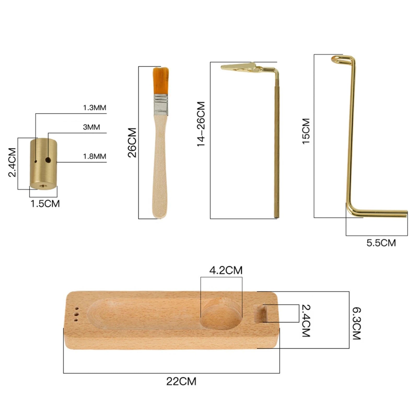 Wooden Palo Santo and Sage Holder