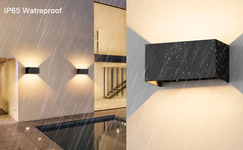 Up Down Aluminum Outdoor Wall Light