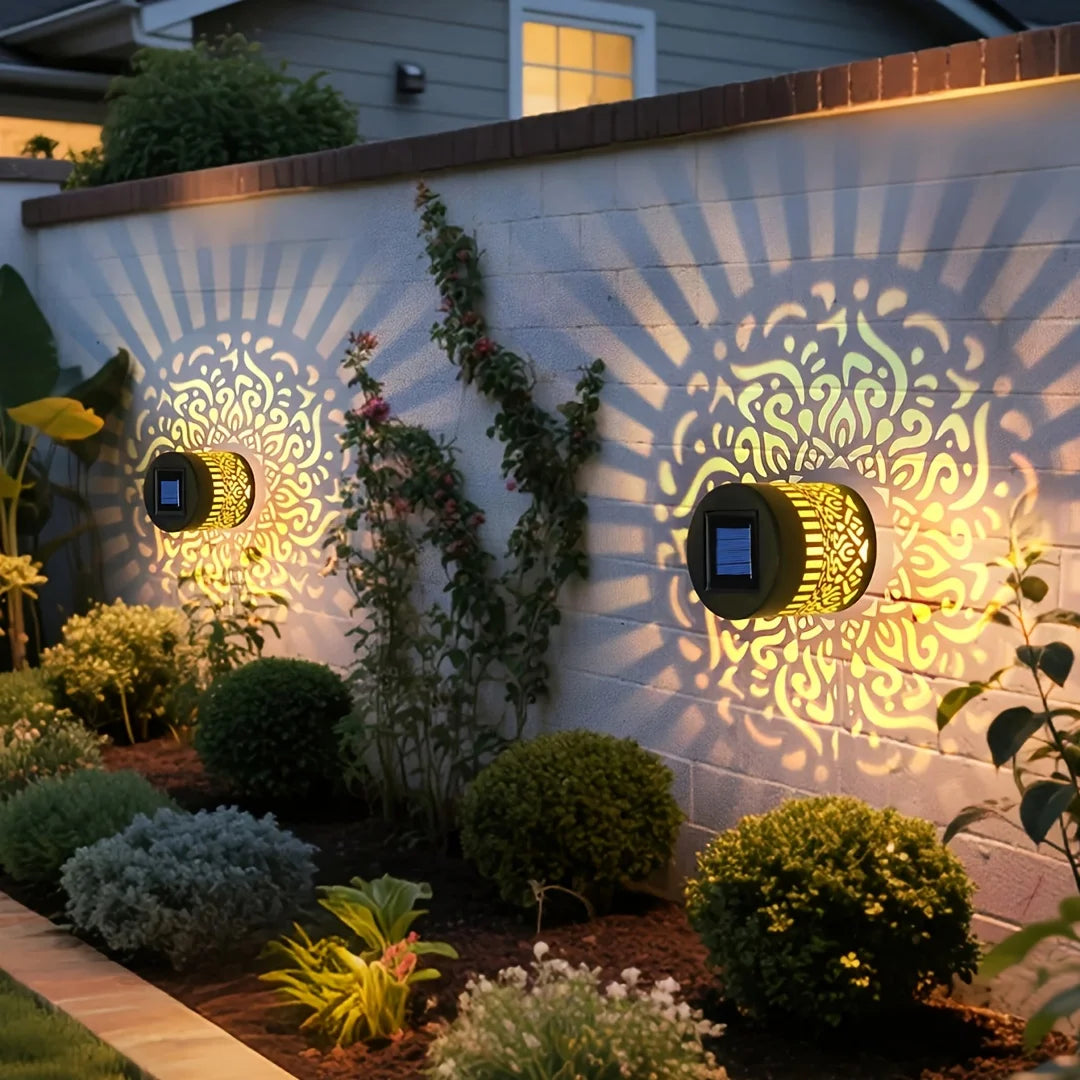 Solar Mandala Projection Wall Light