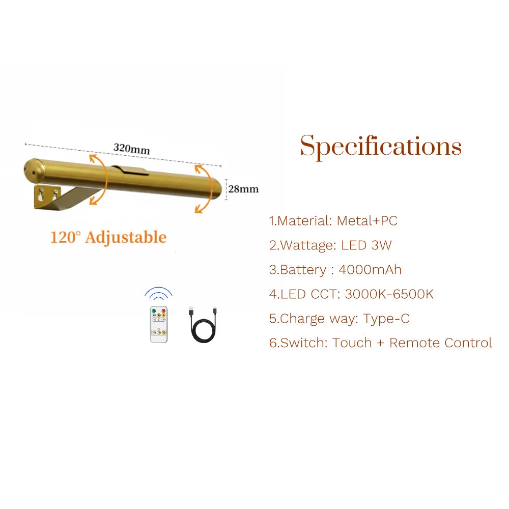 Rechargeable Portrait Picture Light