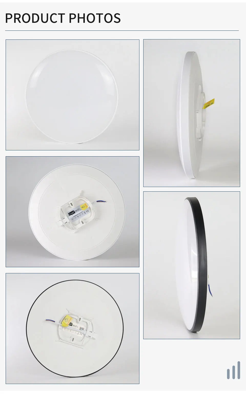 Smart WiFi Ceiling Light 24W 220V RGB Circular Ambient Lamp APP Control