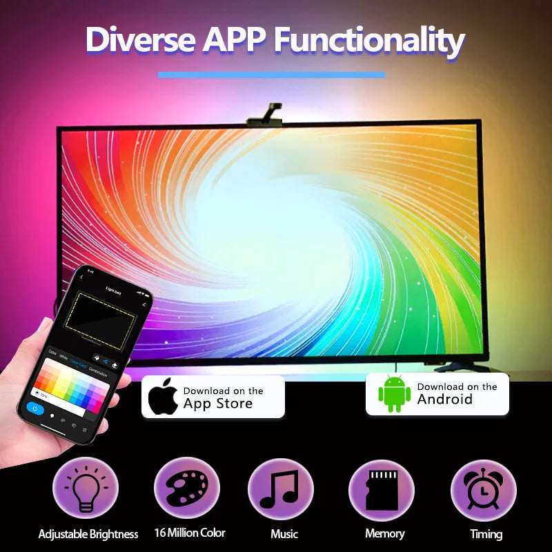 RGBIC TV Camera Sync Backlight
