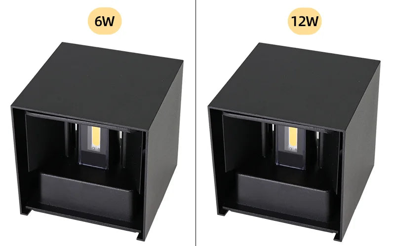 Up Down Aluminum Outdoor Wall Light