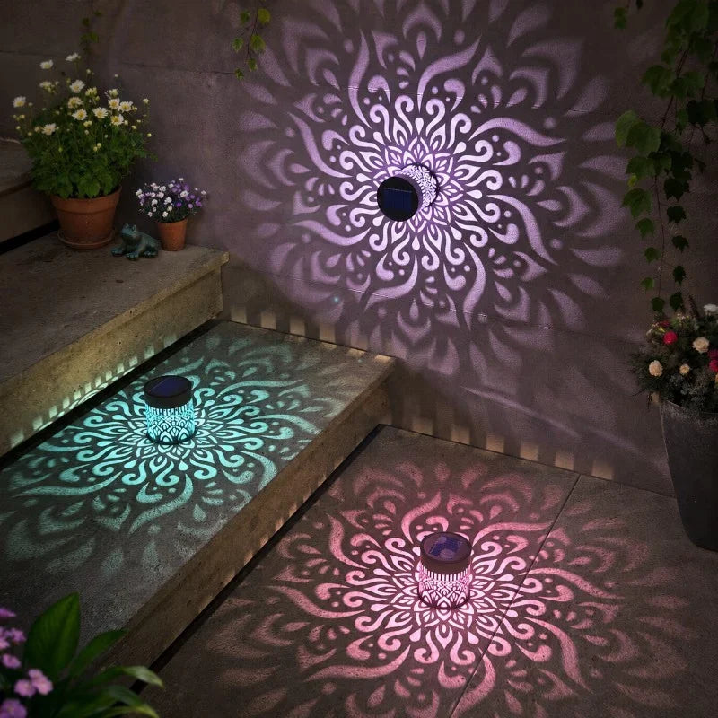 Solar Mandala Projection Wall Light