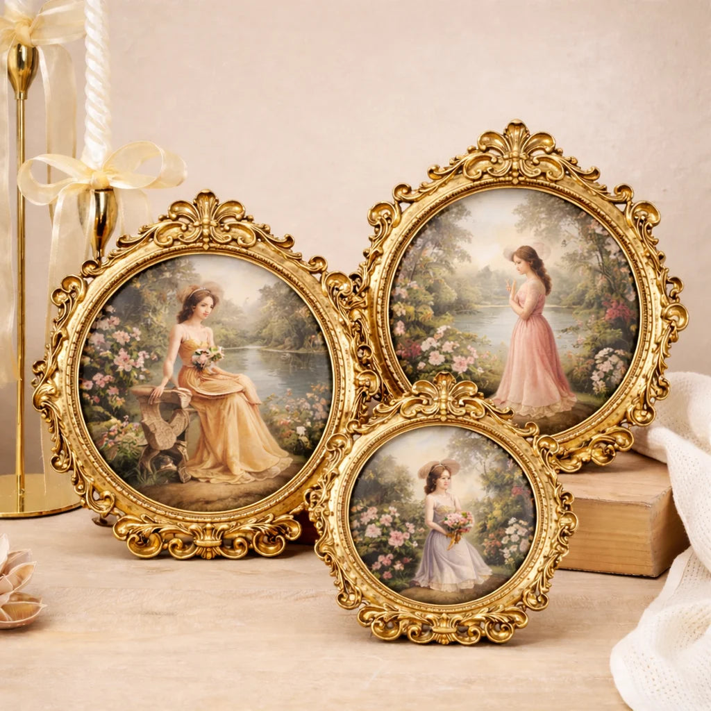 Ornate Vintage Gold Picture Frame