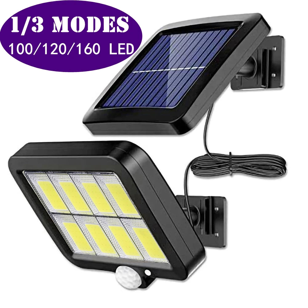 Solar Split Panel Security Wall Light