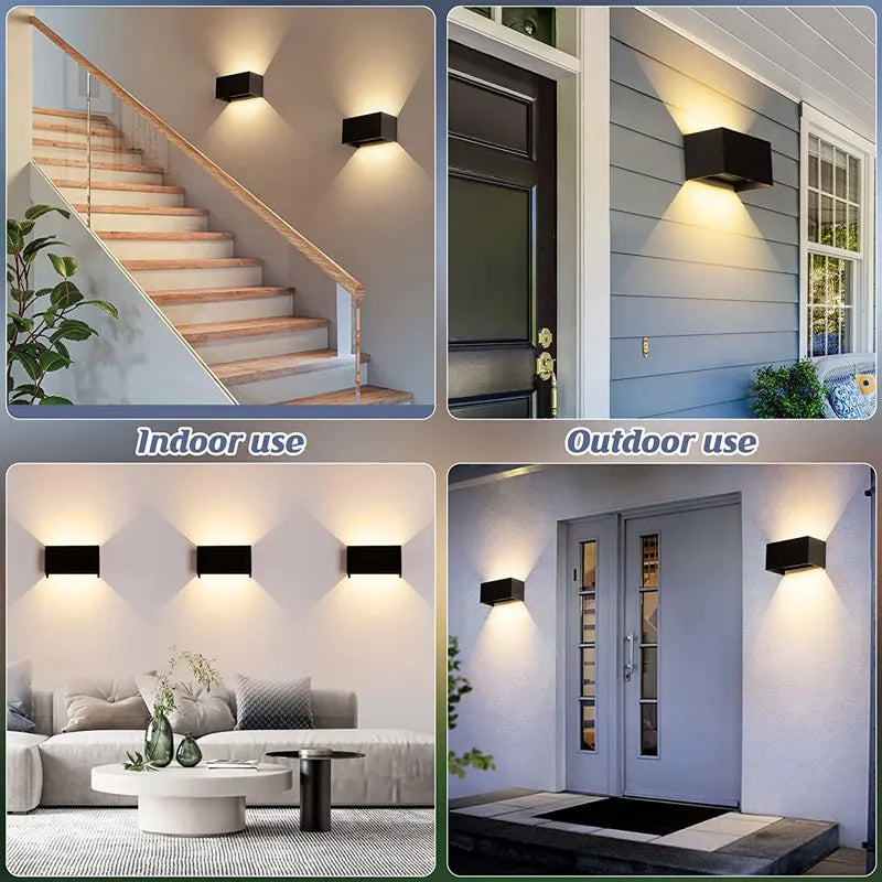 Up Down Aluminum Outdoor Wall Light
