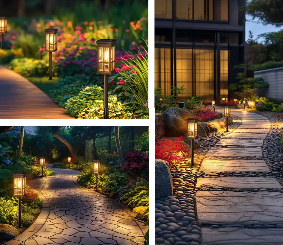 Solar Pathway Light Outdoor Solar Lamp Waterproof Landscape Lighting