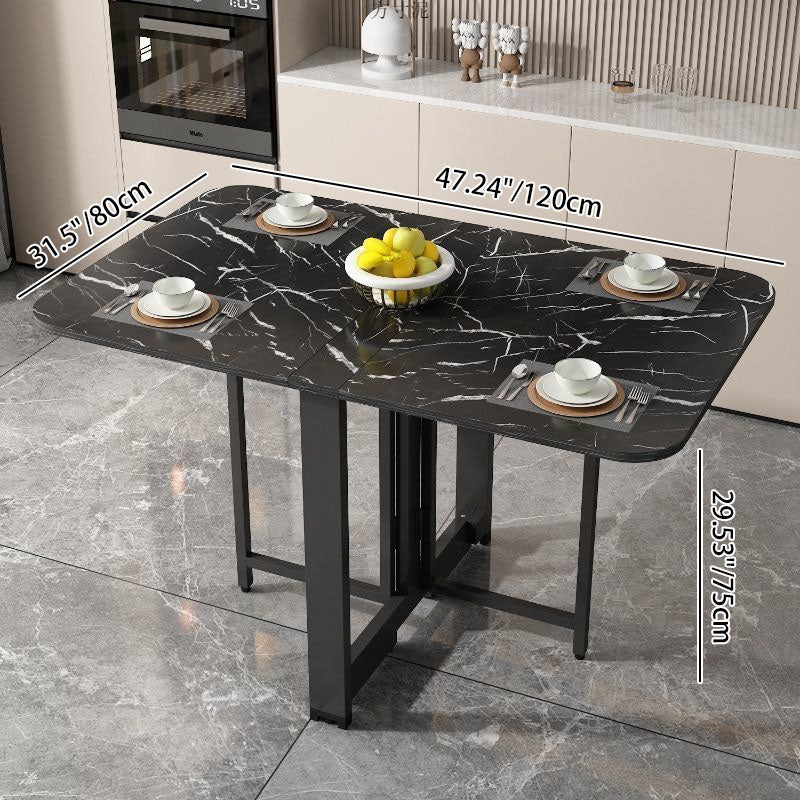Foldable Drop Leaf Dining Table