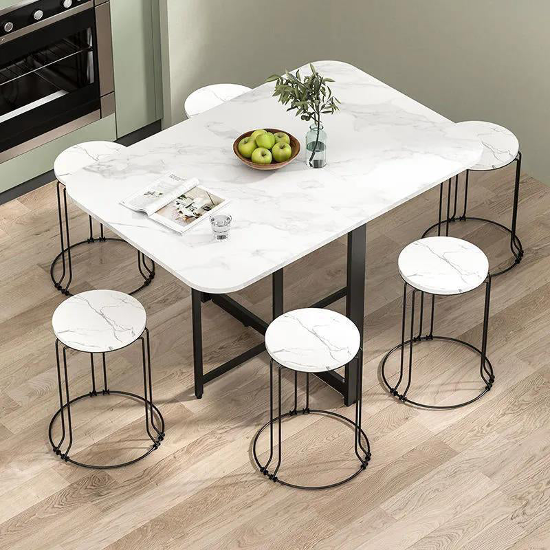 Foldable Drop Leaf Dining Table
