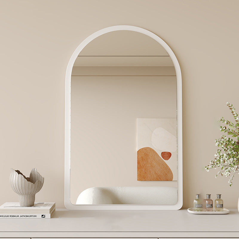 Traditional Vintage Wavy Float Glass Medium-Density Fiberboard Wall Mirror For Bedroom & Living Room