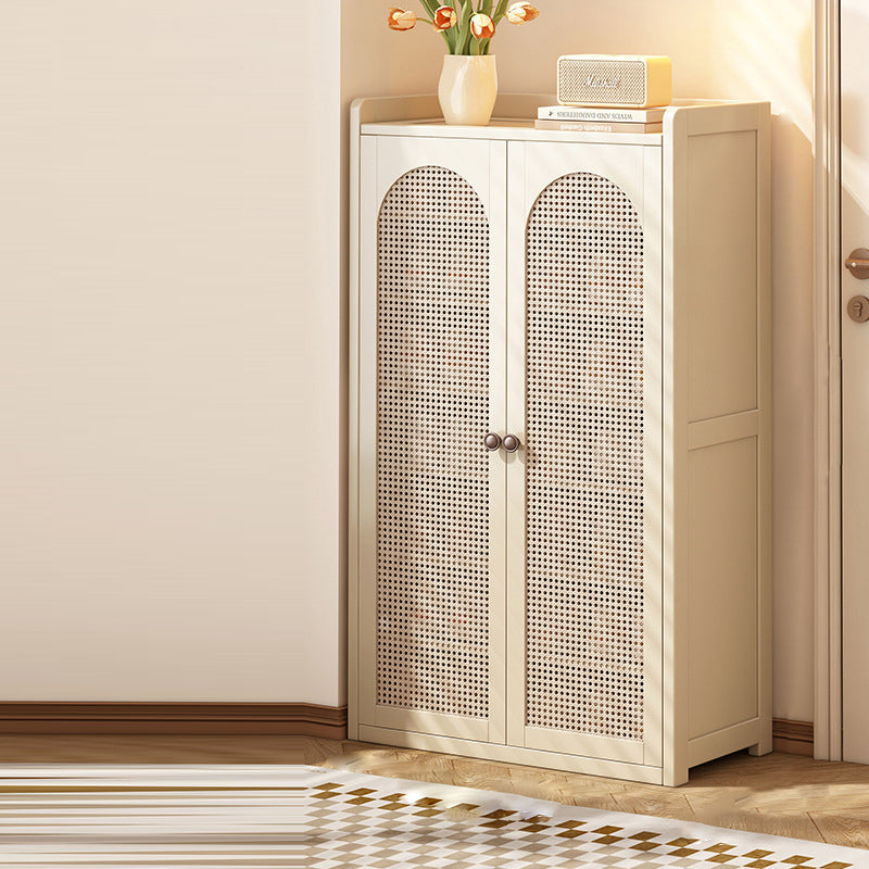 Farmhouse Nan Bamboo MDF Shoe Storage Shelf 6/7/8-Tier