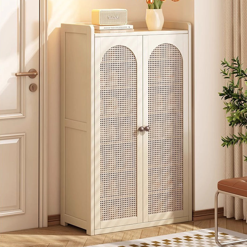 Farmhouse Nan Bamboo MDF Shoe Storage Shelf 6/7/8-Tier