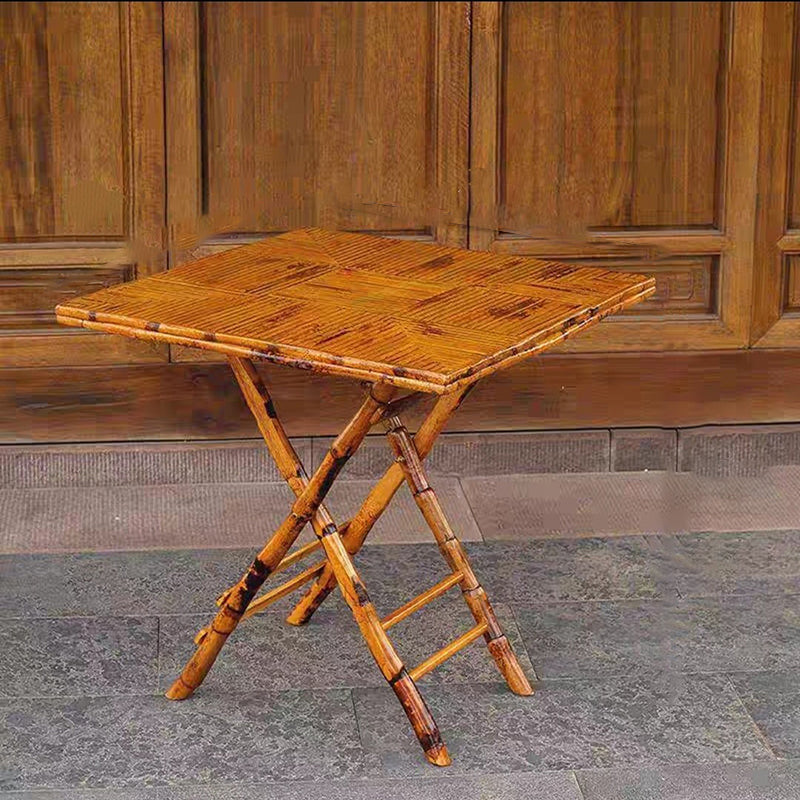 Vintage Bamboo Outdoor Dining Table