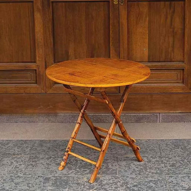 Vintage Bamboo Outdoor Dining Table