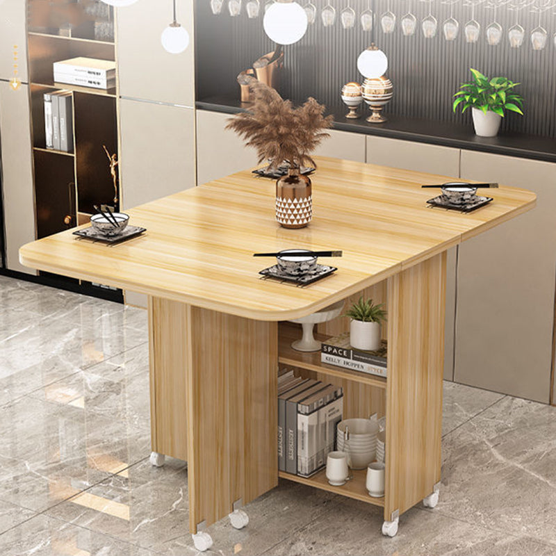 Extendable Storage Dining Table