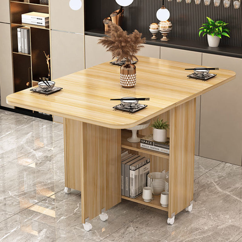 Extendable Storage Dining Table
