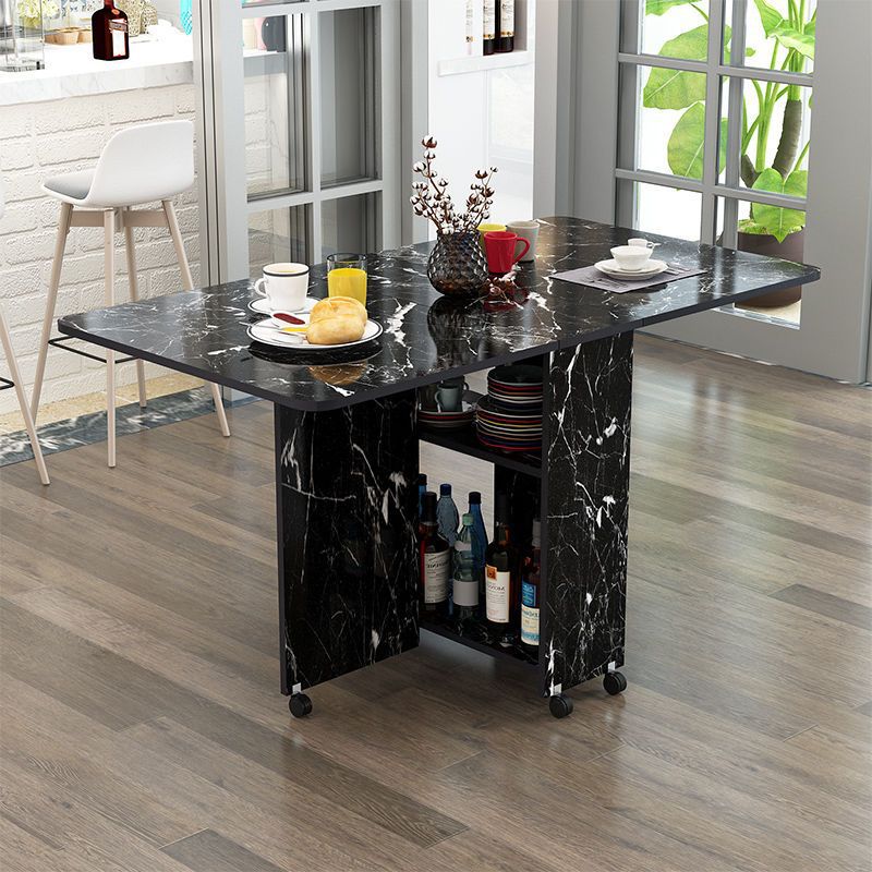 Extendable Storage Dining Table