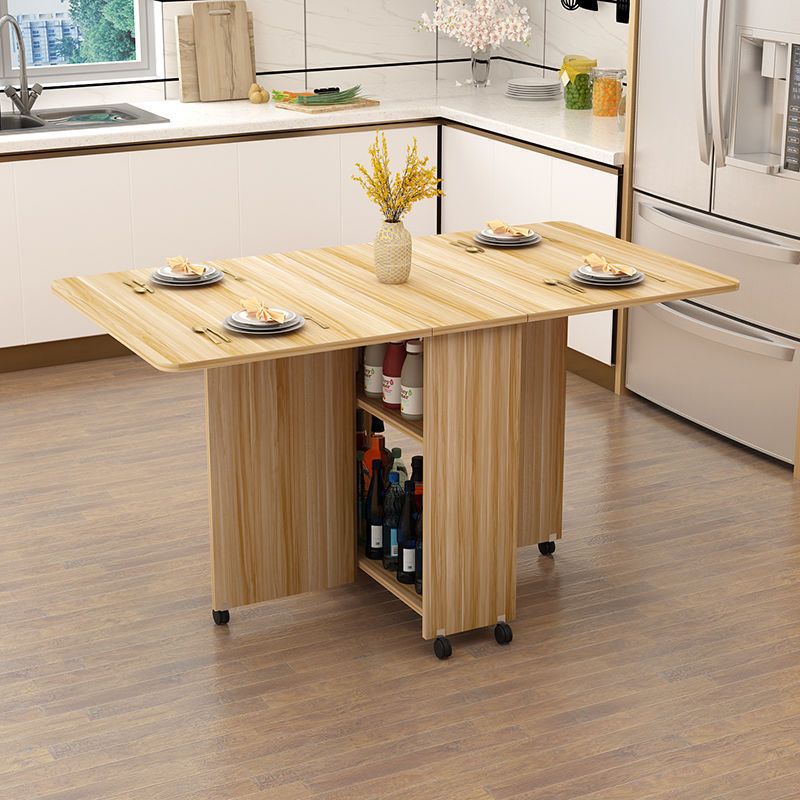 Extendable Storage Dining Table