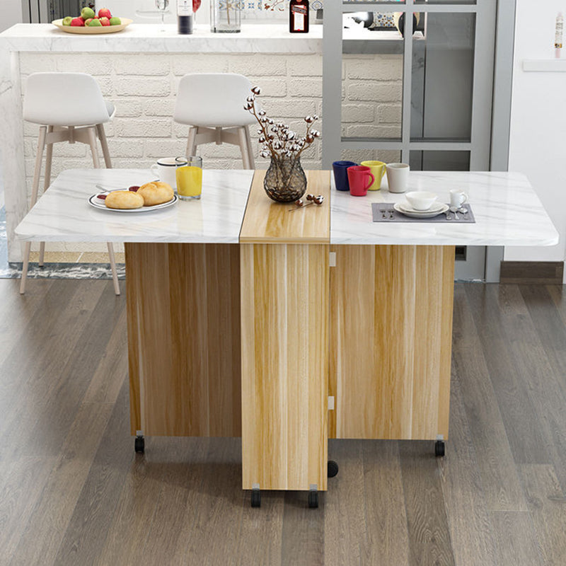 Extendable Storage Dining Table