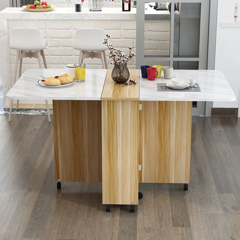 Extendable Storage Dining Table