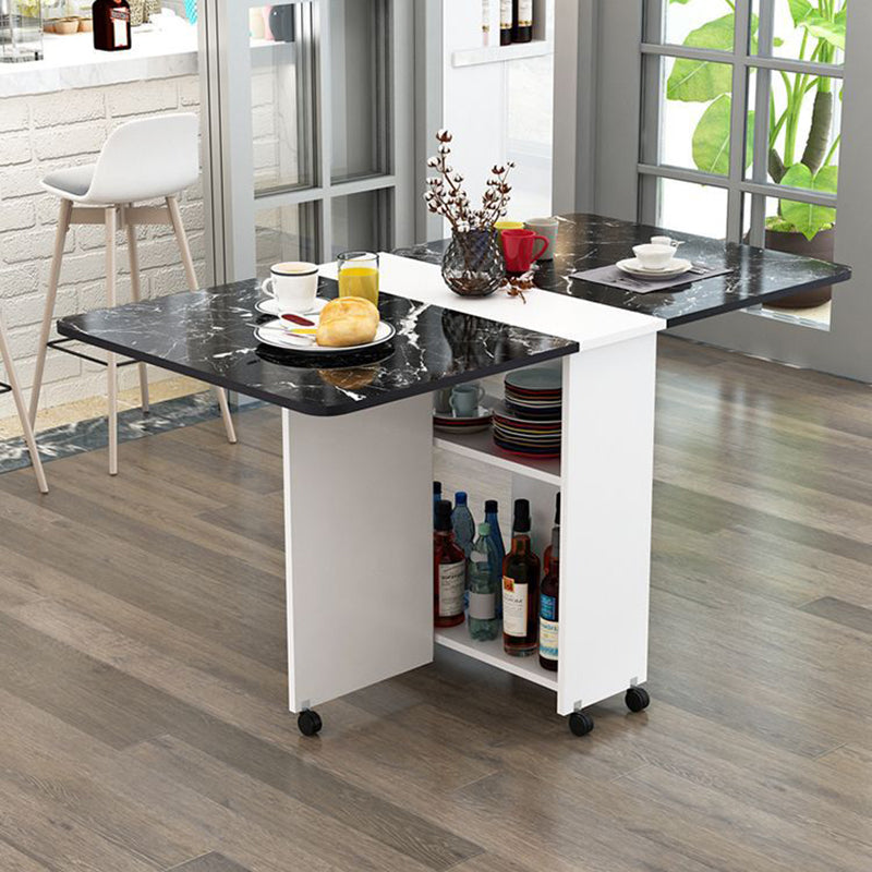 Extendable Storage Dining Table