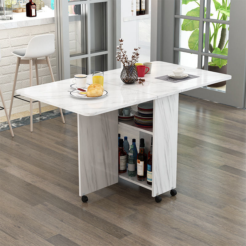 Extendable Storage Dining Table