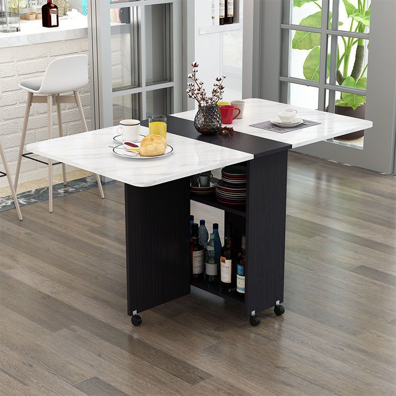 Extendable Storage Dining Table