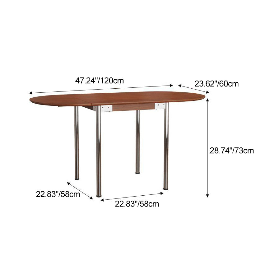 Foldable Oval Dining Table