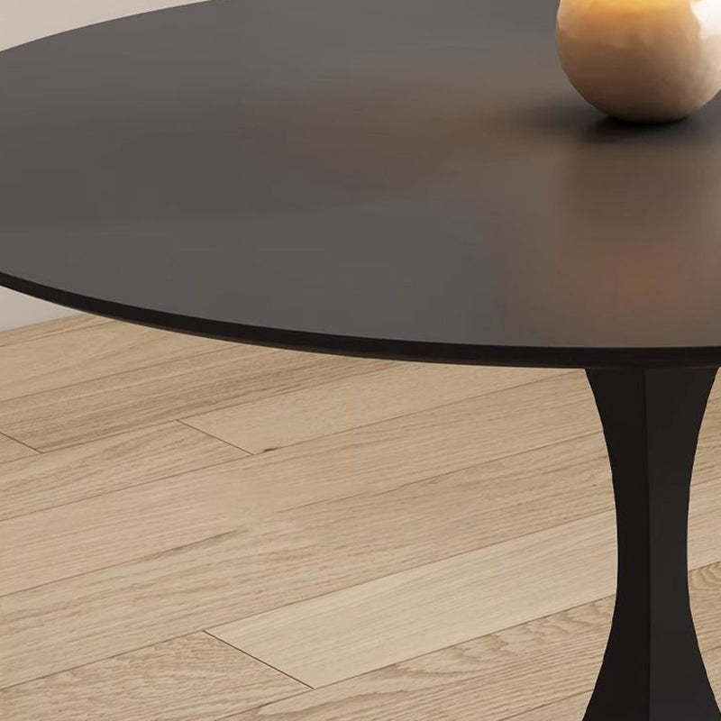 Round Stone Slab Dining Table