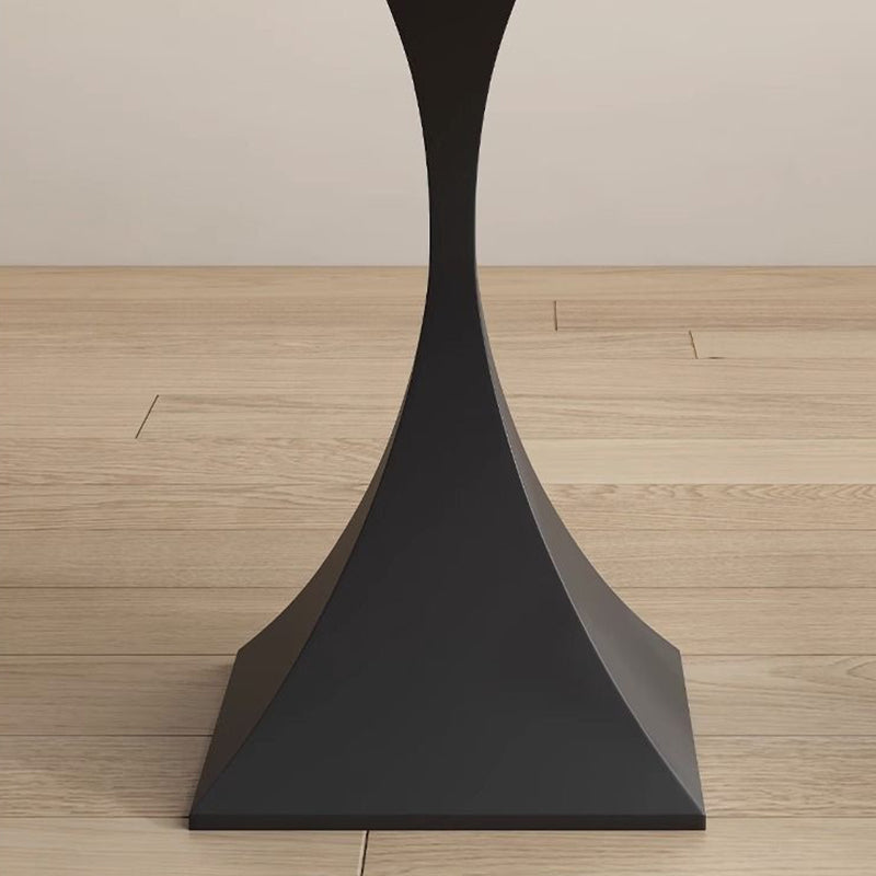 Round Stone Slab Dining Table
