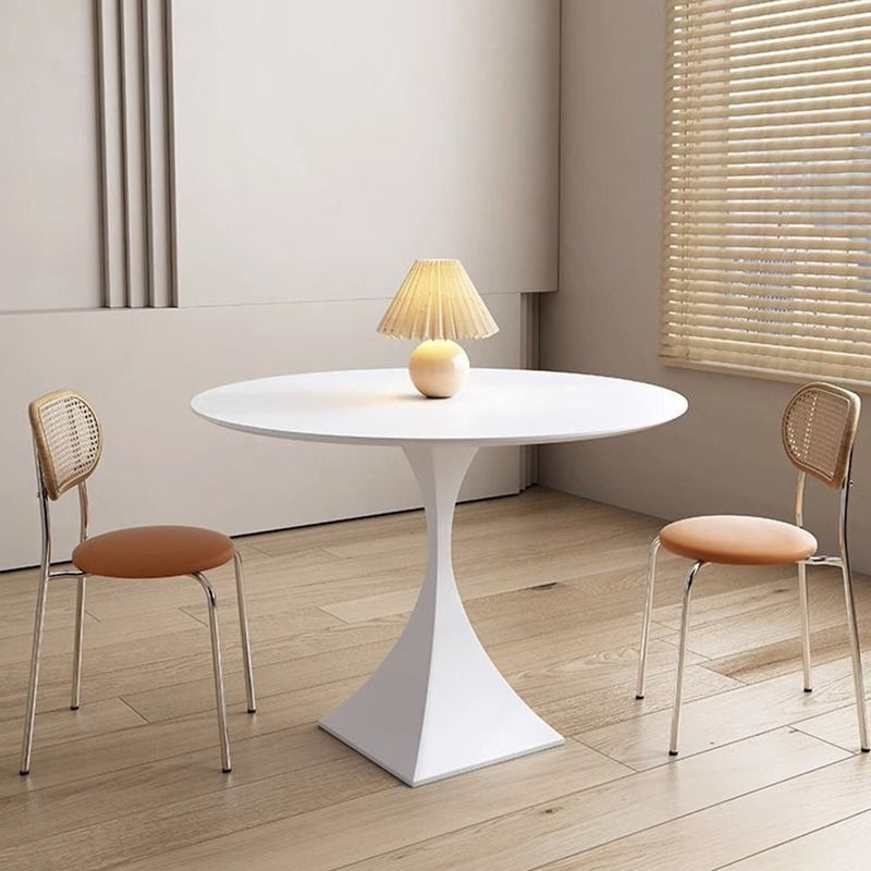 Round Stone Slab Dining Table