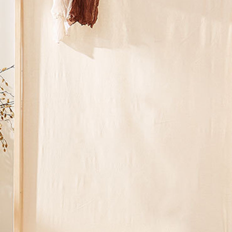 Modern Minimalist Rectangular Pine Wood Linen Room Divider For Living Room