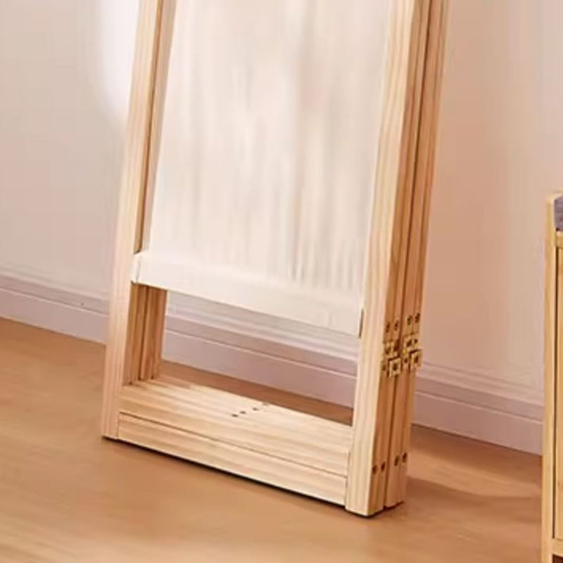 Modern Minimalist Rectangular Pine Wood Linen Room Divider For Living Room