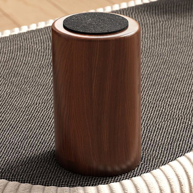 Contemporary Nordic Cuboid Portable Flannelette Tech Fabric Solid Wood Footstool Backless Armless For Living Room