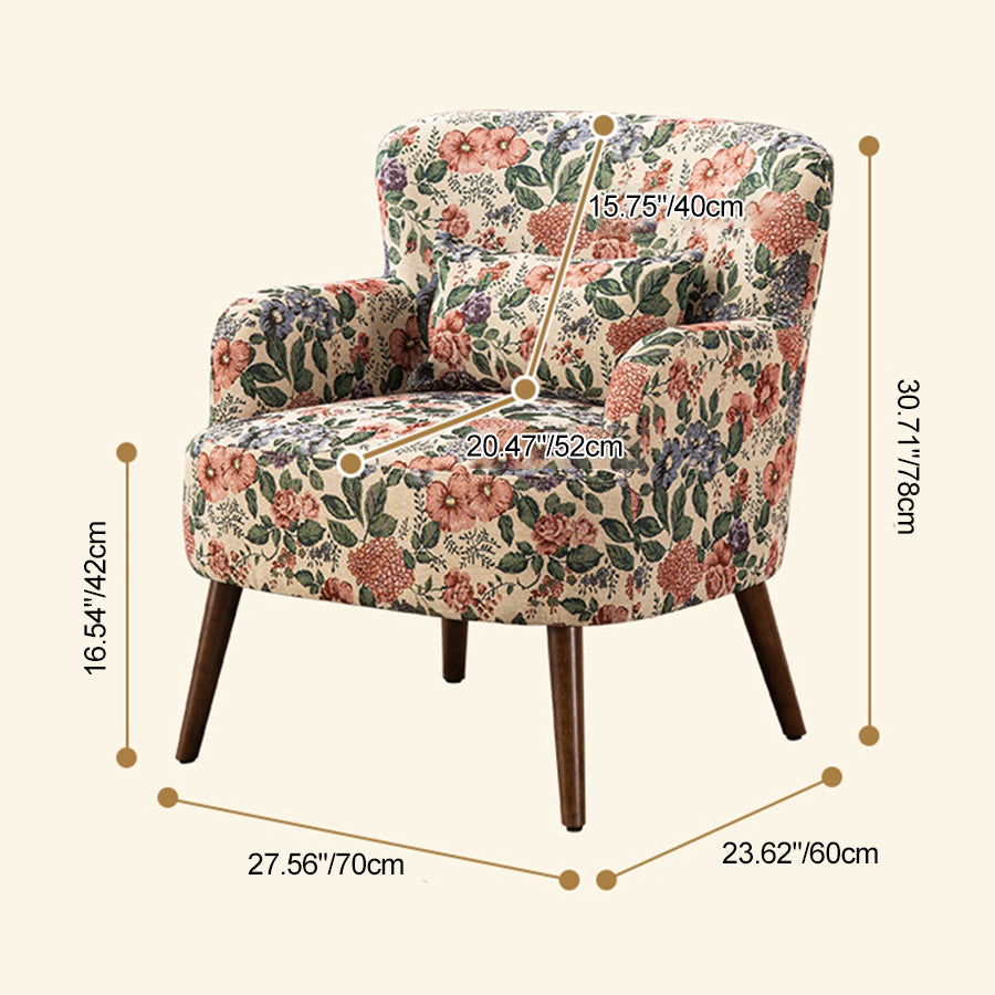 Traditional French Carbon Steel Solid Wood Fabric Sofa Backrest Armrest For Living Room