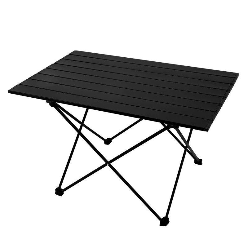 Modern Minimalist Carbon Steel Aluminum Foldable Square Side Table For Outdoor