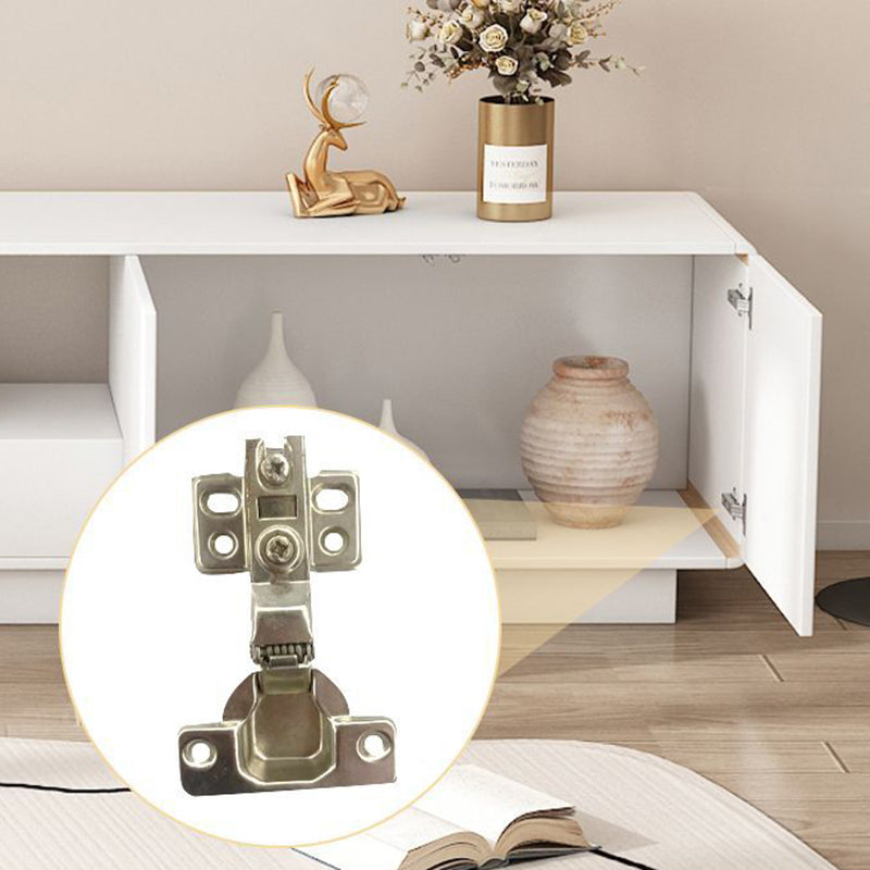 Modern Minimalist Eco Board Multi-Layer Rounded Rectangular TV Stand