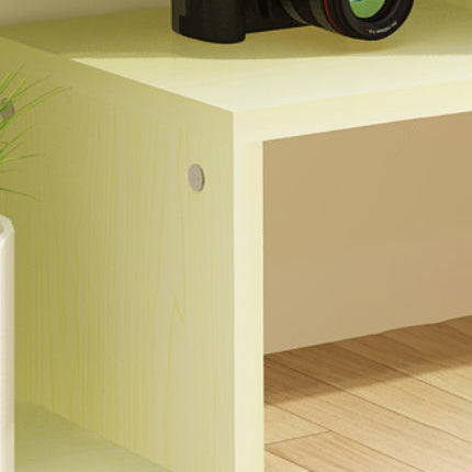 Modern Minimalist Rectangular Board TV Stand For 2-Tier For Living Room