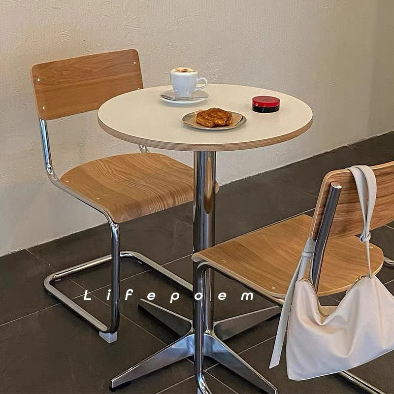 Round Solid Wood Dining Table