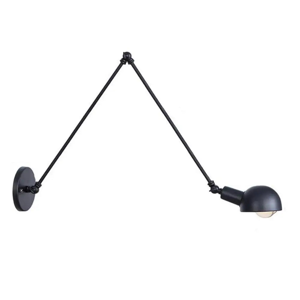Loft Industrial adjustable long swing arm Wall lamp Fixture Vintage
