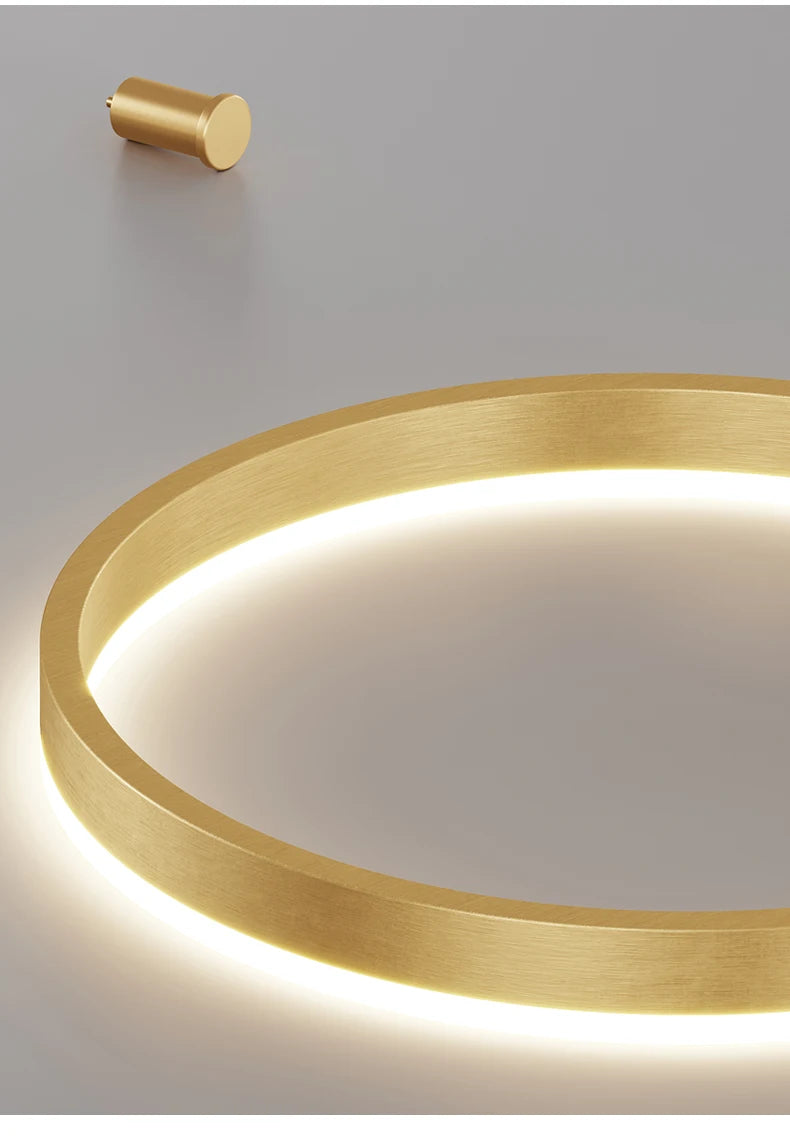 Modern Circular Ring LED Chandelier