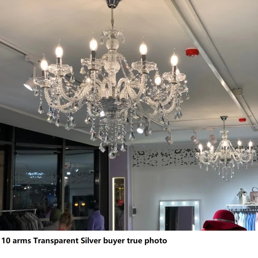 Modern Crystal Led Chandelier Cognic/TR GOLD/Silver K9 Large