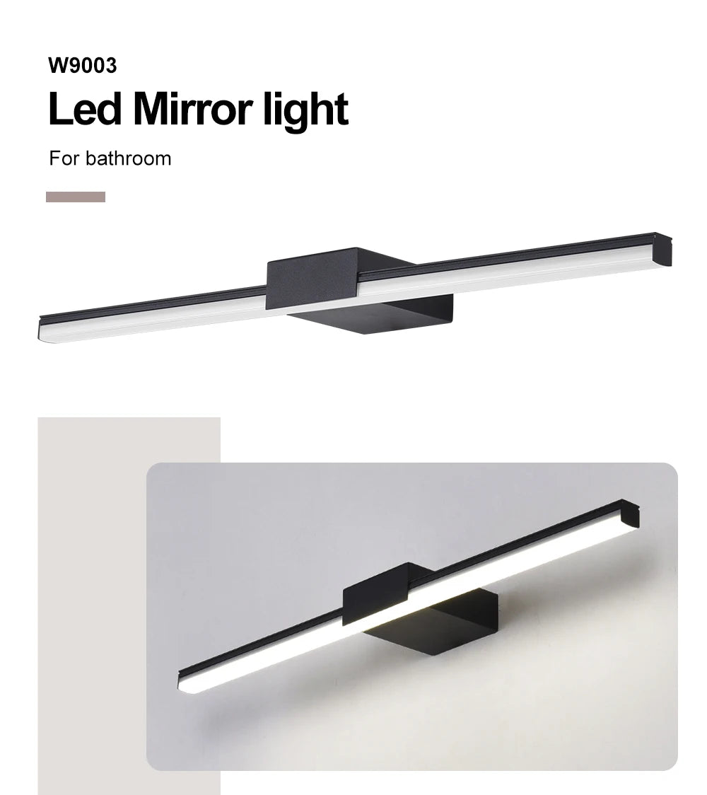 Aluminum LED Vanity Mirror Light
