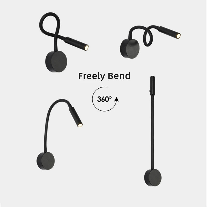 Flexible LED Reading Wall Lamp