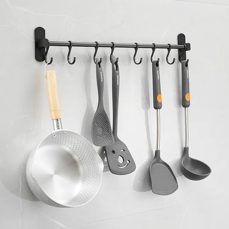 Wall Mounted Kitchen Hook Rack