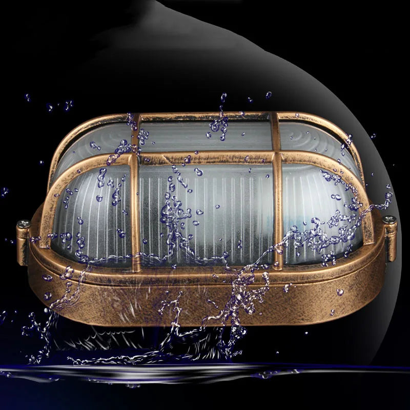 Retro Waterproof Outdoor Wall Lantern
