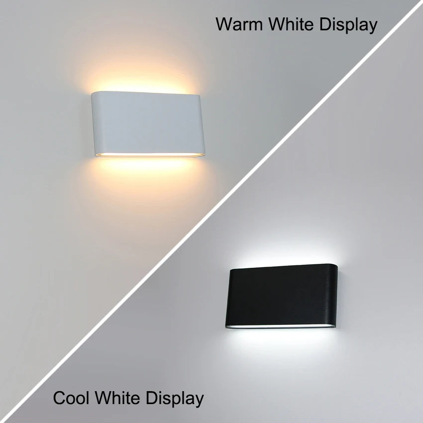 LED Outdoor Waterproof IP65 Wall Light Porch Garden Wall Lamp & Indoor
