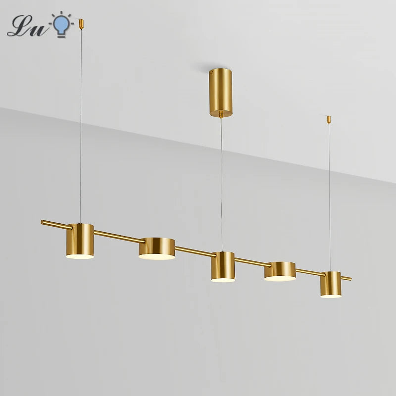 Modern LED Linear Bar Pendant Light