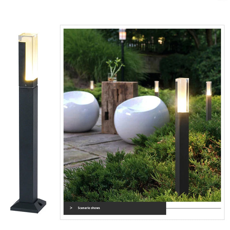 Aluminium Garden Bollard Path Light